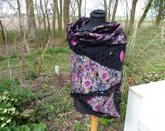 felted scarf/wrap, felted scarf/shawl