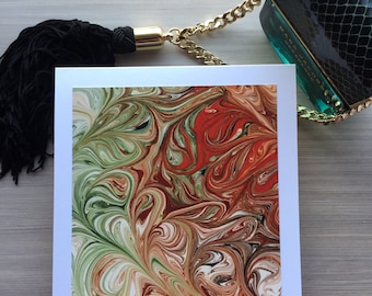 Pack of 3: Arty, Abstract, Original art, Blank, Greeting cards,
