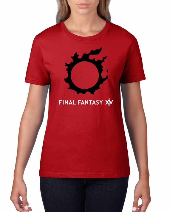 Final Fantasy XIV 14 inspired logo womens T-shirt