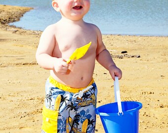 Surf's Up Board Short: Boys Swim Suit PDF Pattern