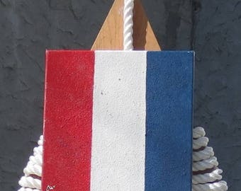 Signal Flag "T" nautical print