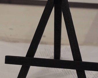 Small Table Top Easel / Black 4 x 4 inches