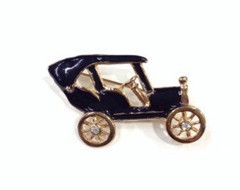 Vintage car brooch