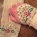 Antique Halloween Costume Burlesque Rhinestone Gloves Sideshoe Circus