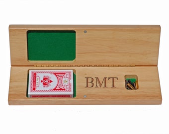Personalized Folding Cribbage Board