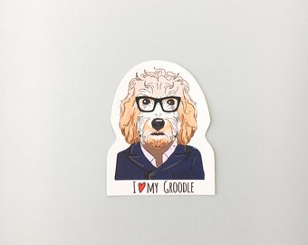 Groodle | Male | Stickers