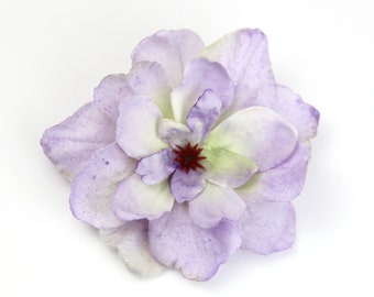 FEW AVAILABLE - Lavender Color Flower Hair Clip - One Piece - Cute Small Light Purple Pastel Flower Clip Side Ponytail Accent - Pick Size