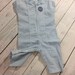 Baby Boy Carters 70s -80's Romper 9 Months "Little Pilot" Patch Seersucker One Piece Zip Up