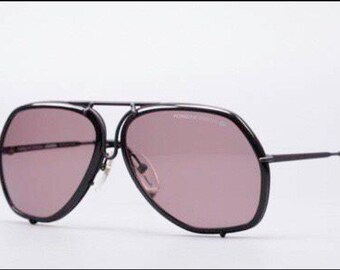 Porsche Design Large 5673 90 Matt Black Aviator Sunglasses