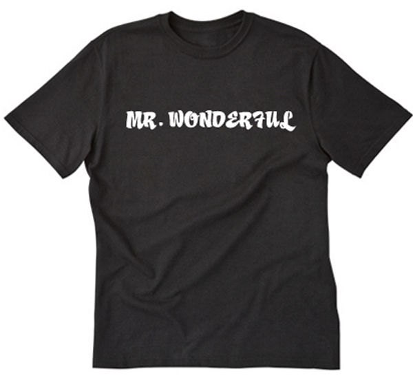 mr wonderful t shirt