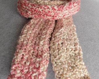 Lightweight Knit Scarf ~Blush~