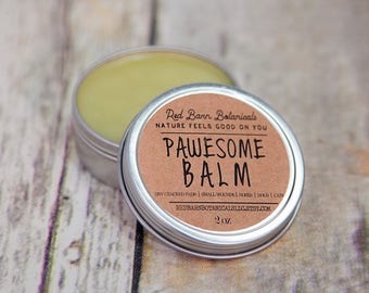 Organic Paw Salve - Pawesome Balm - For dogs and cats, Naturally Protective, Moisturizing, Mothers Day Gift for pets, Pet Stocking Stuffer