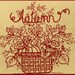 Redwork: Autumn - Redwork Hand Embroidery Pattern - by Beth Ritter for Wellington House Designs - Instant Digital Download