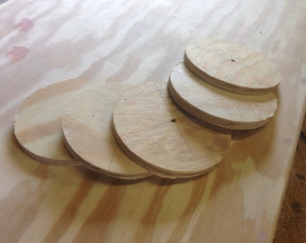 6" Perfect Diameter Plywood Circles Case of 12