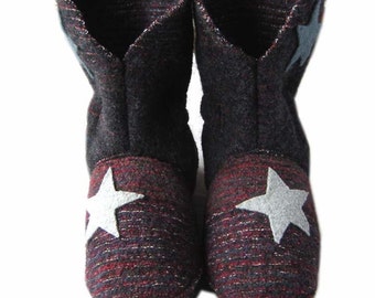 boots, slippers, booties, boots, slippers, push, slippers, gray, gr. 41