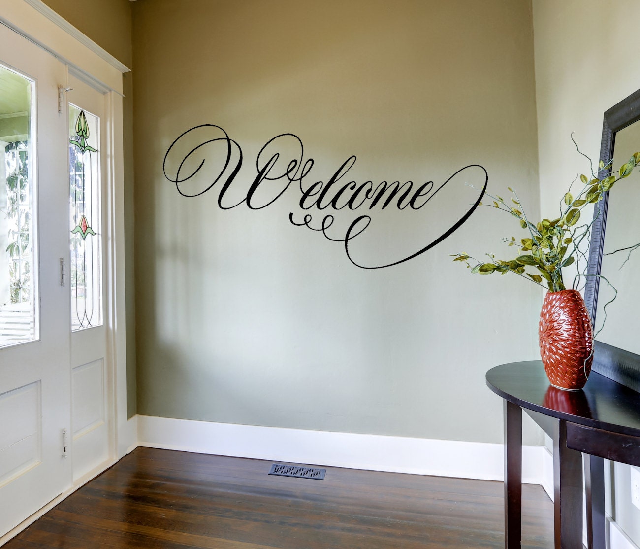 Welcome Wall Decal Home Decor And Living Vinyl Zoom