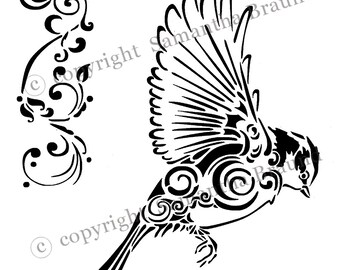 Bird In Flight Stencil/ As Seen On TV