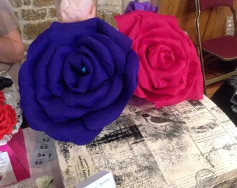 Beautiful large paper flowers for weddings and parties