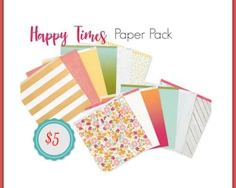 Close to My Heart Happy Times paper pack