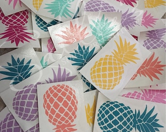 Pineapple decal | FREE SHIPPING | Pineapple car decal | Car decal | Summer decal | Laptop decal | Cup decal | Phone decal