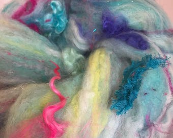 Spinning Fiber Textured Art Batt