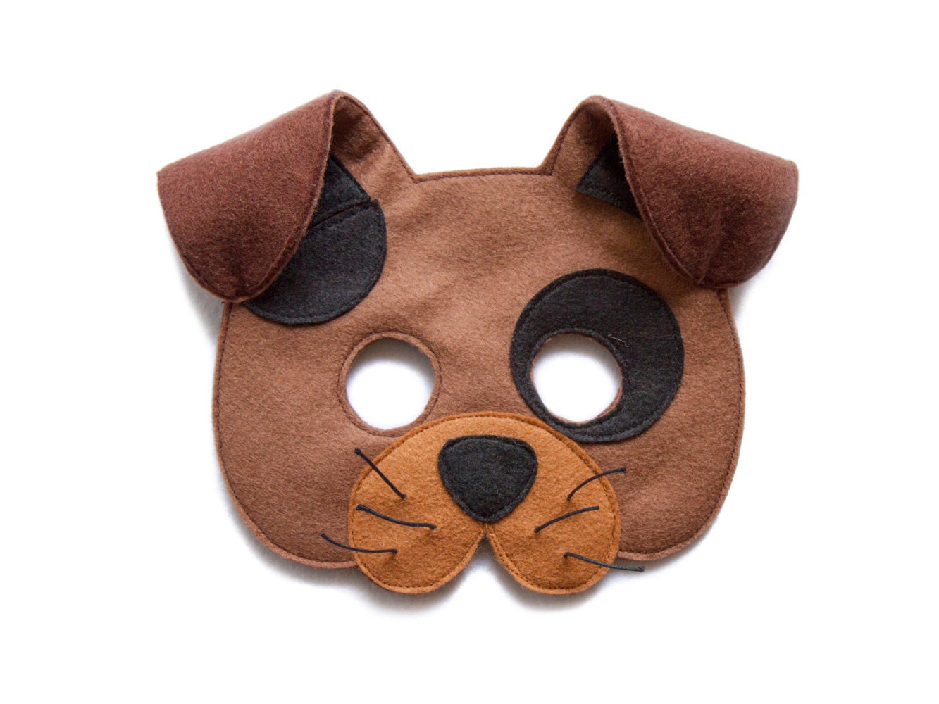 dog-felt-mask-kids-toddler-puppy-mask-adult-brown-dog