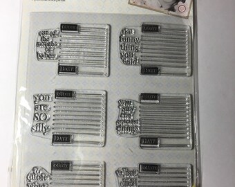 Stamps - Stampology - Quote this - Stamping - Crafting - Paper crafts