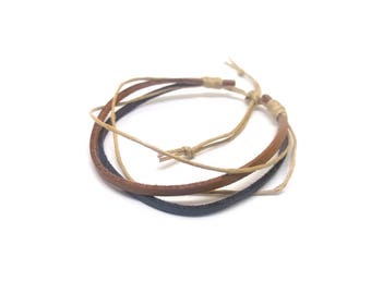 Adjustable unisex bracelet