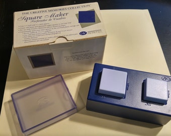 Creative Memories ~ Square Punch 1 1/4" & 1 1/2"
