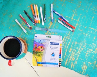Watercolor Crayons Set - Bible Journaling - Watercolor Crayons - Great for Beginners