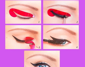 Quick Eyeliner Stickies Stickers Makeup Stencil Cosmetic Eye Tool MINI SET 24 pcs ORIGINAL