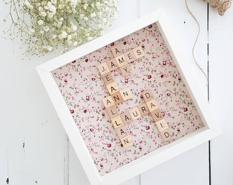 Family Frame/ Mothers Day Gift / Family Frame/ Gifts for Her/ Family Gift / Birthday Gift For Mom/ Mom Gift/ Anniversary Gift/ New Home Gift