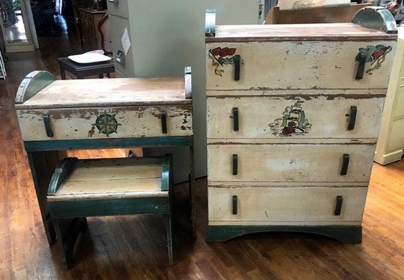 Rustic dresser and desk shabby chic