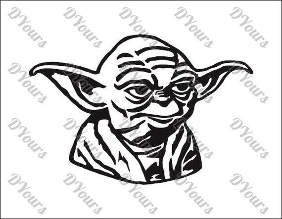 Yoda Star Wars Vector Model svg cdr ai pdf eps files