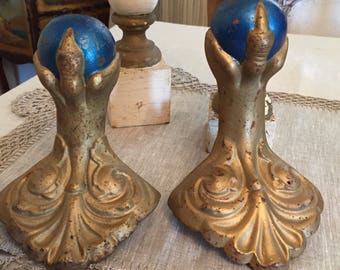 Antique Claw and Ball Architectural Fragments