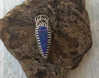 Cultured Opal & Sterling Silver Pendant