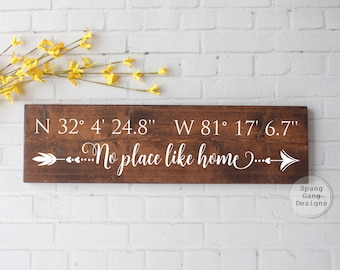 latitude longitude sign | GPS sign | coordinates sign | address sign | custom coordinates | wedding shower gift | GPS coordinates sign