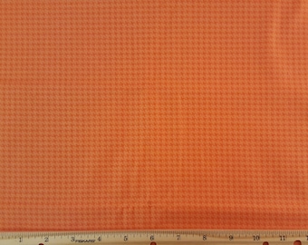 Free Spirit Fabrics * Designer Essentials Houndstooth in Orange * Orange fabric * 100% Cotton * 1/2 Yard
