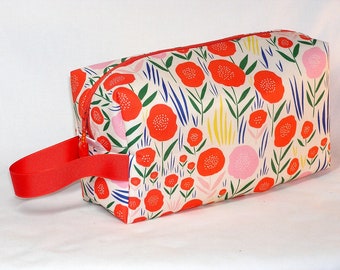 Field of Poppies Project Bag - Organic Fabric