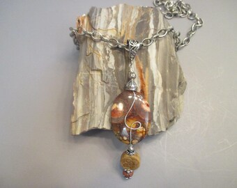 Bird's Eye Rhyolite Necklace
