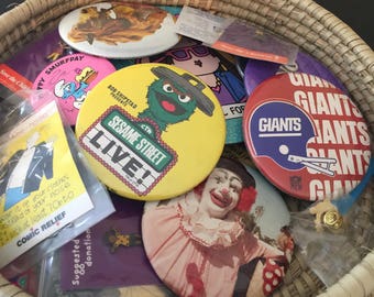 Vintage Buttons and Pins