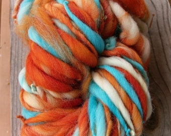 Bulky thick and thin art yarn