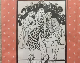 Folkwear Pattern #239: Blonde Bombshell Dress and Sweater; SZ 6-16