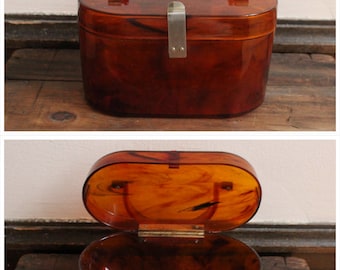 1940s purse // Amber Light Handbag // vintage 40s purse