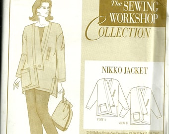 Womens Nikko Jacket Size S M L (8 - 18) Uncut Pattern by Sewing Workshop