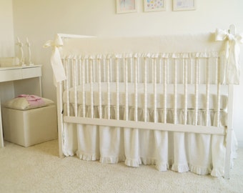 Rail Cover, Crib Rail Protector, Crib Rail Guard, Linen Rail Cover, Crib Rail Cover, Bumperless Crib Bedding, Bumperless Bedding Sets,