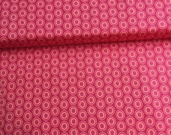 Oval fabric Elements Cranberry