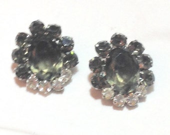 Fabulous Vintage Rhinestone Earrings