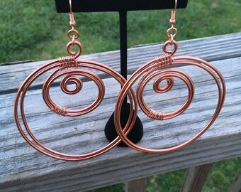 Dangle Hoop Earrings