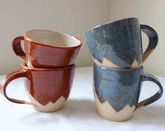 Mountain Mug | Hand Thrown Mug | Stoneware Cup | Coffee Mug